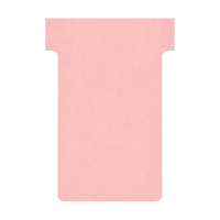 Nobo pink T-cards, size 2 | 100-pack 247044