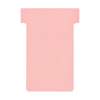 Nobo pink T-cards, size 2 (100-pack)