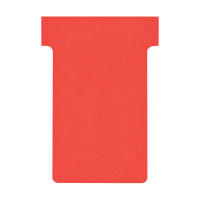 Nobo red T-cards, size 2 | 100-pack 247040