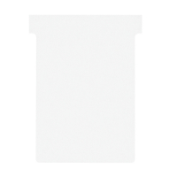 Nobo white T-Cards, size 3 | 100-pack 247049