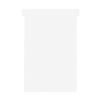 Nobo white T-Cards, size 4 | 100-pack 247059