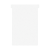 Nobo white T-Cards, size 4 | 100-pack