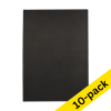 Notebook lined A4 | black | 123ink | 80 sheets | 10-pack