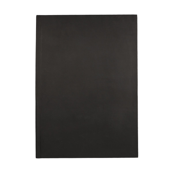 Notebook lined A4 | black | 123ink | 80 sheets 301408 - 1