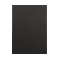 Notebook lined A5 | black | 123ink | 80 sheets 301412