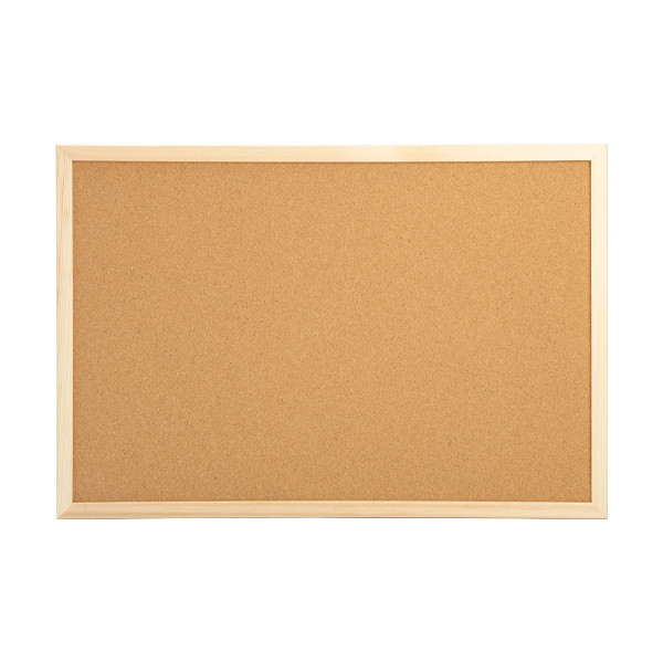 Notice board with wooden frame | 123ink | 40cm x 60cm 302244 - 1
