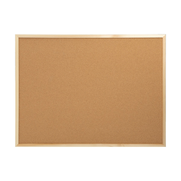 Notice board with wooden frame | 123ink | 60cm x 80cm 302246 - 1