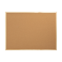 Notice board with wooden frame | 123ink | 60cm x 80cm 302246