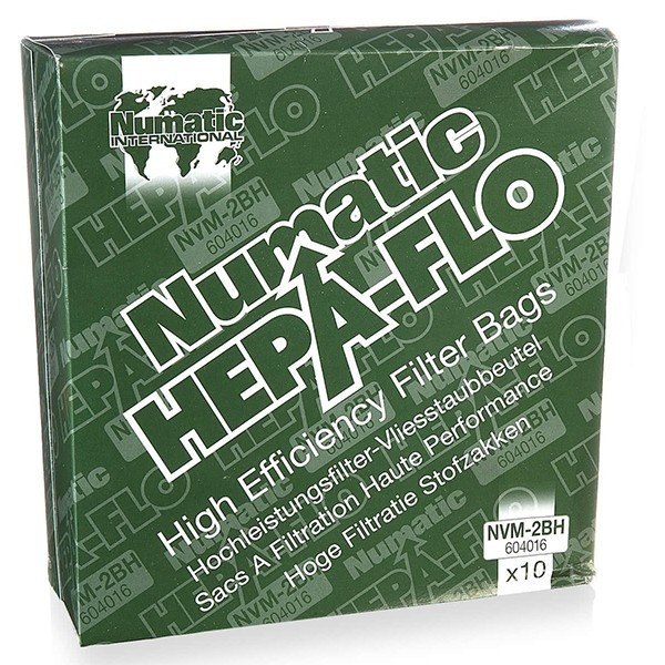 Numatic NVM-2BH microfibre hoover bags | original Numatic | 10 bags SNU01004 - 1