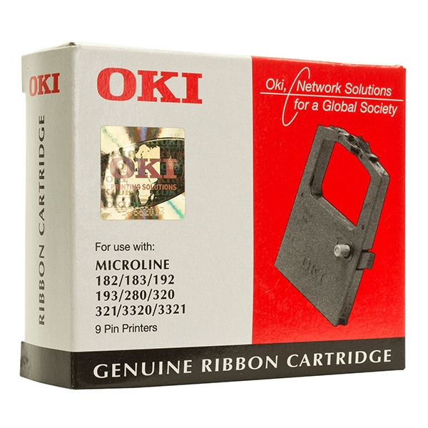 OKI 09002303 black ribbon cassette (original OKI) 09002303 042490 - 1