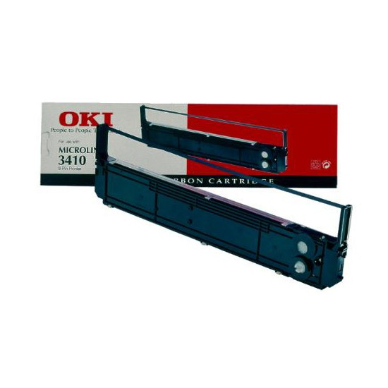 OKI 09002308 black ribbon cassette (original) 09002308 042460 - 1