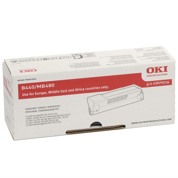 OKI 43979216 extra high-capacity black toner (original) 036104 - 1