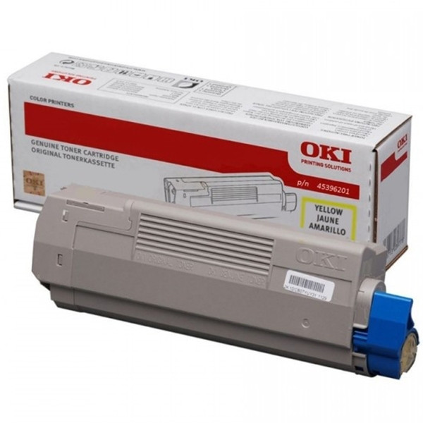 OKI 45396201 high-capacity yellow toner (original) 036140 - 1