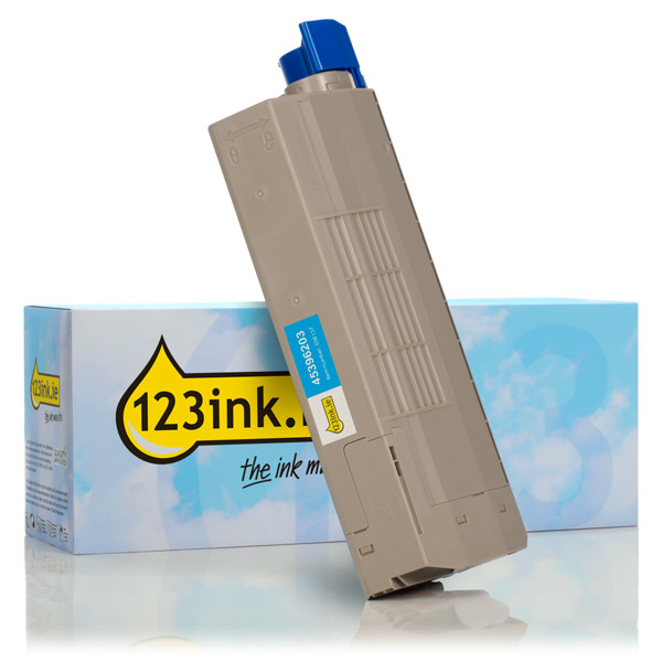 OKI 45396203 high-capacity cyan toner (123ink version) 036137 - 1