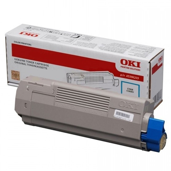OKI 45396203 high-capacity cyan toner (original) 036136 - 1