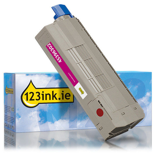 OKI 45396302 magenta toner (123ink version) 036117 - 1