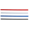 Offer: 123ink blue/red/black/white binding spine set, 14mm (400-pack) 340064 - 1