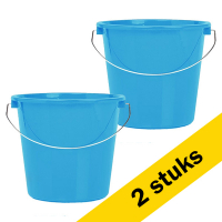 Offer: 2 x 123ink blue household bucket, 5 litres