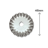 Olfa PIB45-1 spare rotating pinking blade for RTY-2/DX, 45mm 219715 - 1