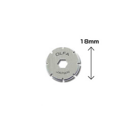 Olfa PRB18-2 spare rotating perforation blades for RTY-4, 18mm (2-pack) PRB18-2 219708 - 1