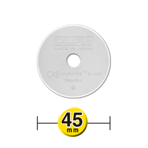 Olfa RB45H-1 spare rotating blade for RTY-2/DX, 45mm RB45H-1 219714 - 1