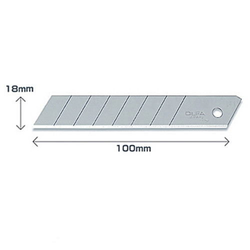 Stanley knife blades (18mm) | Olfa LB-10 | 10-pack 219740 - 1