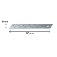 Stanley knife blades (9mm) | Olfa AB-10 | 10-pack 219727