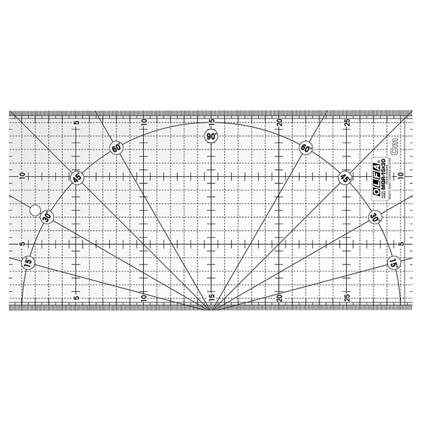 Olfa quilt ruler, 15cm x 30cm MQR-15X30 219722 - 1