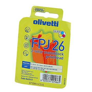 Olivetti 84436G (FPJ 26) 3-colour ink cartridge (original) 84436G 042070 - 1