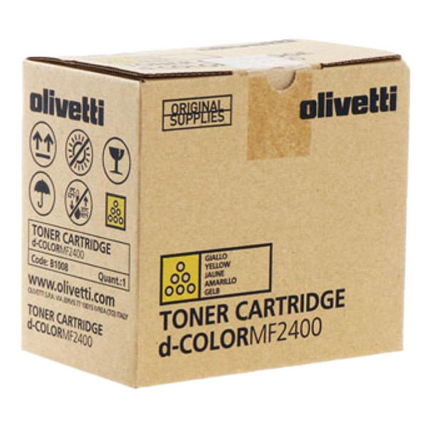 Olivetti B1008 yellow toner (original) B1008 077634 - 1