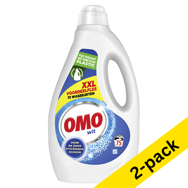 Liquid detergent 3.75L (75 washes) | Omo White | 2-pack SOM00061 - 1