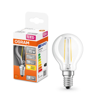 Osram E14 LED clear filament ball bulb 1.5W (15W)  LOS00180