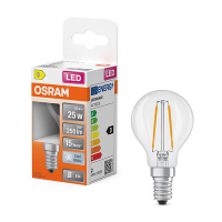 Osram E14 LED clear filament ball bulb 1.8W (25W) | 4000K LOS02164