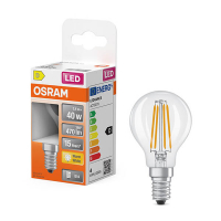Osram E14 LED clear filament ball bulb 3.4W (40W) | 2700K LOS01895