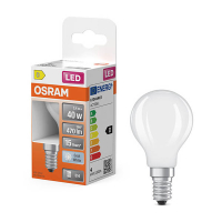 Osram E14 LED clear filament ball bulb 3.4W (40W) | 4000K LOS02180