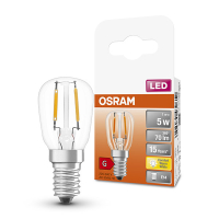 Osram E14 LED clear filament tube bulb 2400K 1W (5W)  LOS00352