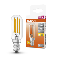 Osram E14 LED clear filament tube bulb 4.2W (40W) LOS00358