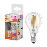 Osram E14 LED dimmable clear filament ball bulb 3.4W (40W) | 4000K LOS02160