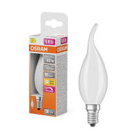 Osram E14 LED dimmable decorative matte bulb 3.4W (40W) | 2700K LOS01851