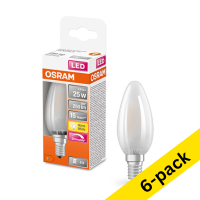 Osram E14 LED dimmable matte candle bulb 2.8W (25W) (6-pack)  LOS00135