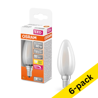 Osram E14 LED dimmable matte candle bulb 4.8W (40W) (6-pack)  LOS00139