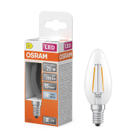 Osram E14 LED filament candle bulb 1.8W (25W) | 4000K LOS02134