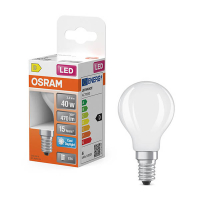 Osram E14 LED matte ball bulb 3.4W (40W) | 6500K LOS02178