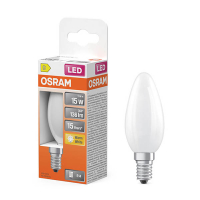 Osram E14 LED matte candle bulb 1W (15W) | 2700K LOS01861