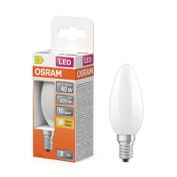 Osram E14 LED matte candle bulb 3.4W (40W) | 2700K LOS01865