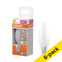 Osram E14 LED matte candle bulb 3.4W (40W) | 4000K (6-pack) LOS02153