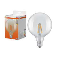 Osram E27 LED clear filament ball bulb 5.9W (60W) | 2700K LOS02204