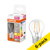 Osram E27 LED dimmable filament ball bulb 2.8W (25W) (6-pack)  LOS00159