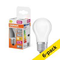 Osram E27 LED dimmable matte filament ball bulb 1.8W (25W) | 2700K (6-pack) LOS01876