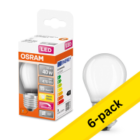 Osram E27 LED dimmable matte filament ball bulb 4.8W (40W) (6-pack)  LOS00171